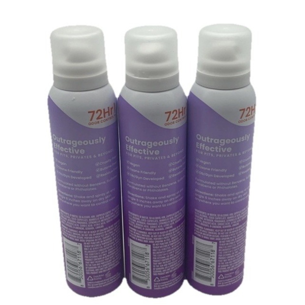 3 PACK Lume Whole Body Women's Invisible Spray Deodorant Lavender Sage Sealed - Picture 2 of 2